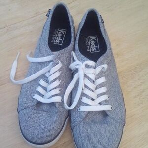 Keds Heathered Gray Lace-Up Sneakers